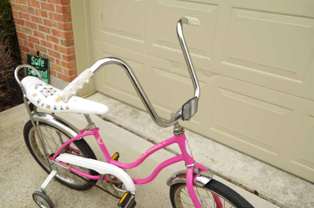Vintage Schwinn Girl's Bike with Banana Seat