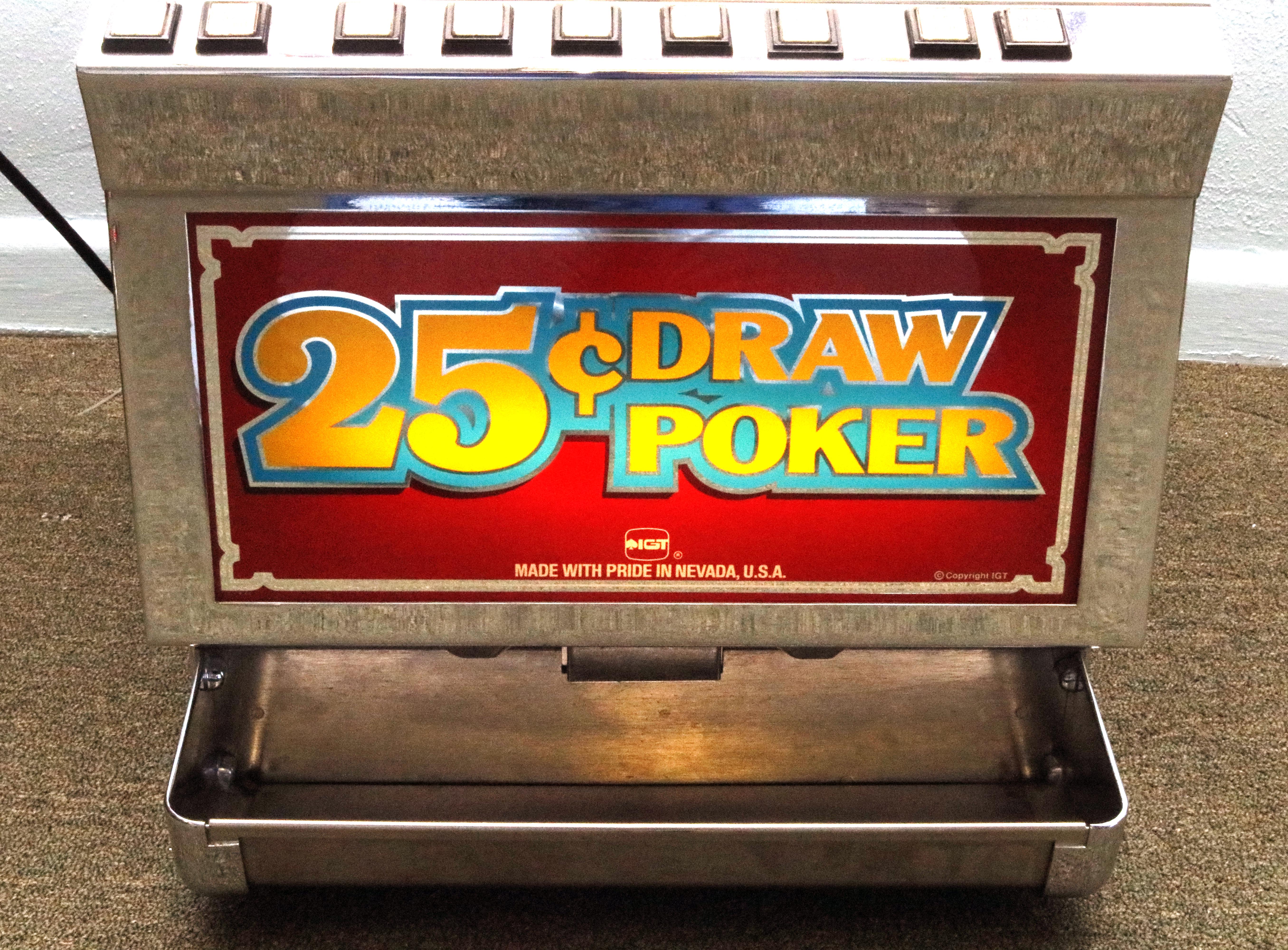 Players Edge Draw Poker Video Machine