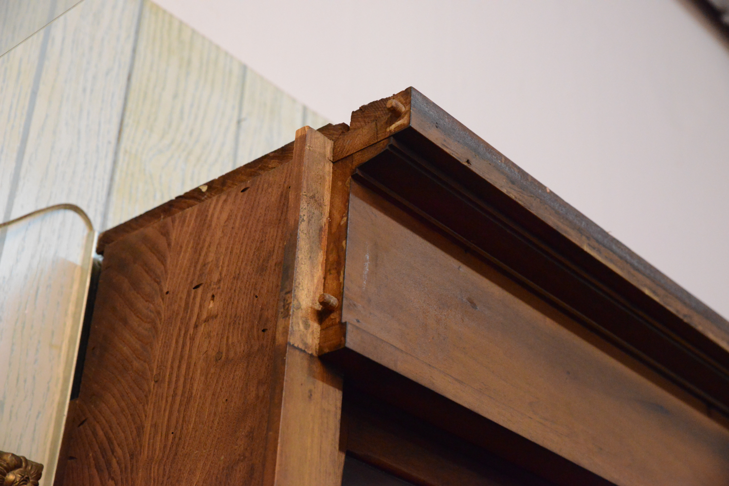 Antique General Store Style Display Cabinet