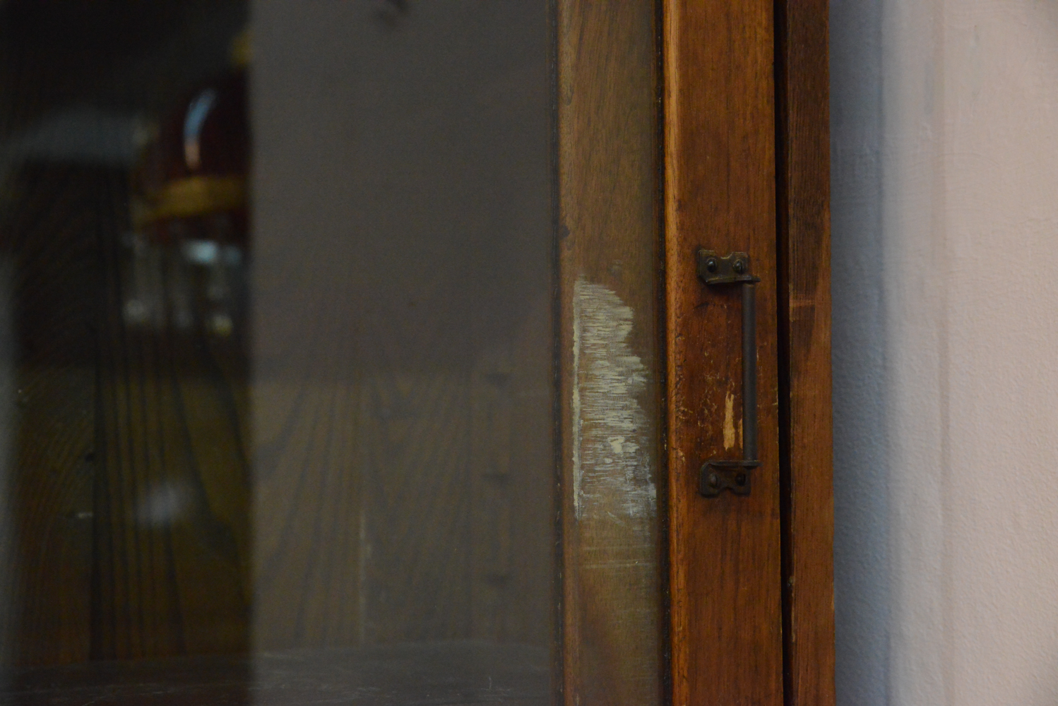 Antique General Store Style Display Cabinet