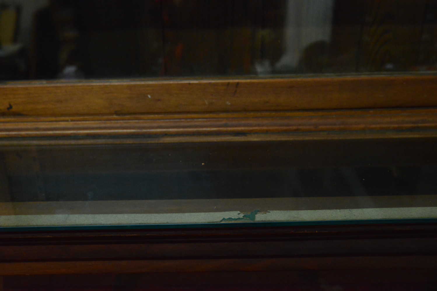 Antique General Store Style Display Cabinet