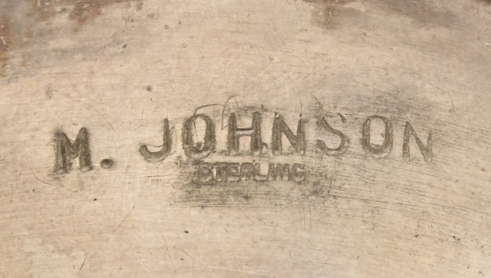 Elaborate Artisan-Signed Silver Cuff Bracelet