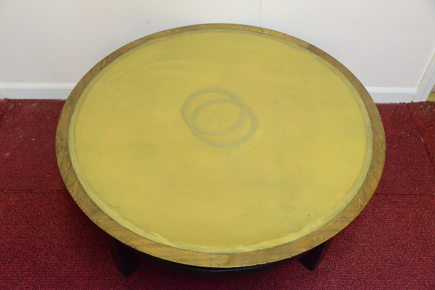 Vintage Round Wooden Table