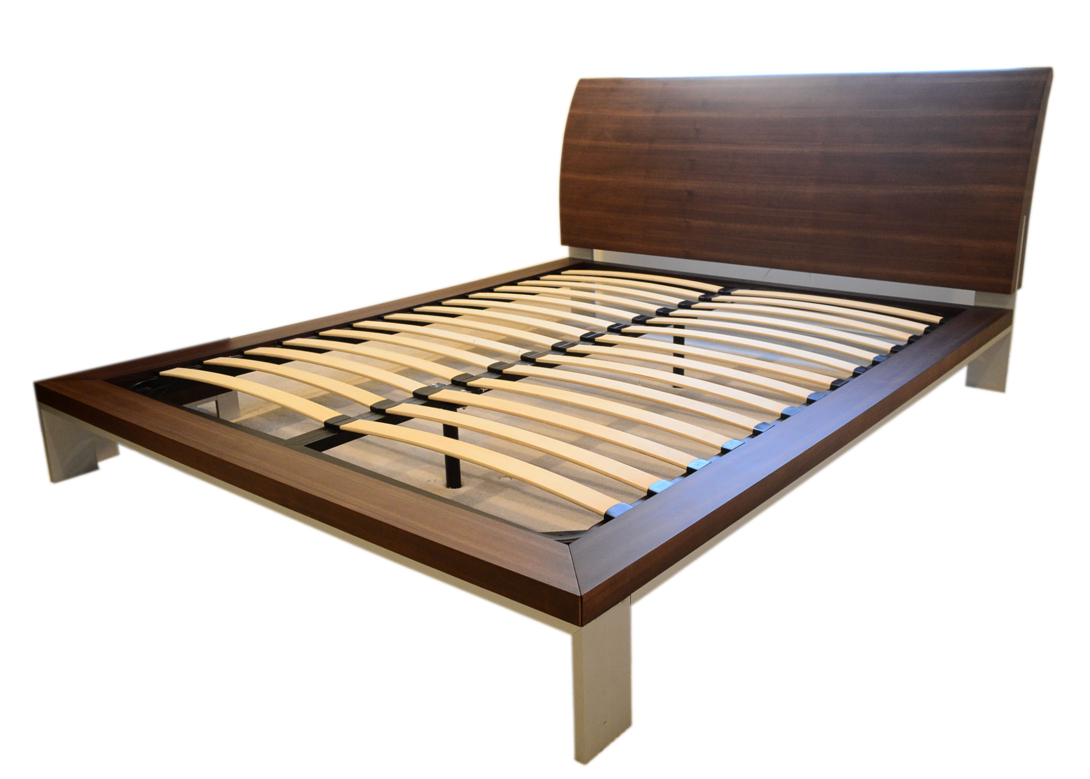 CH Furnishings Walnut Queen Bed Frame