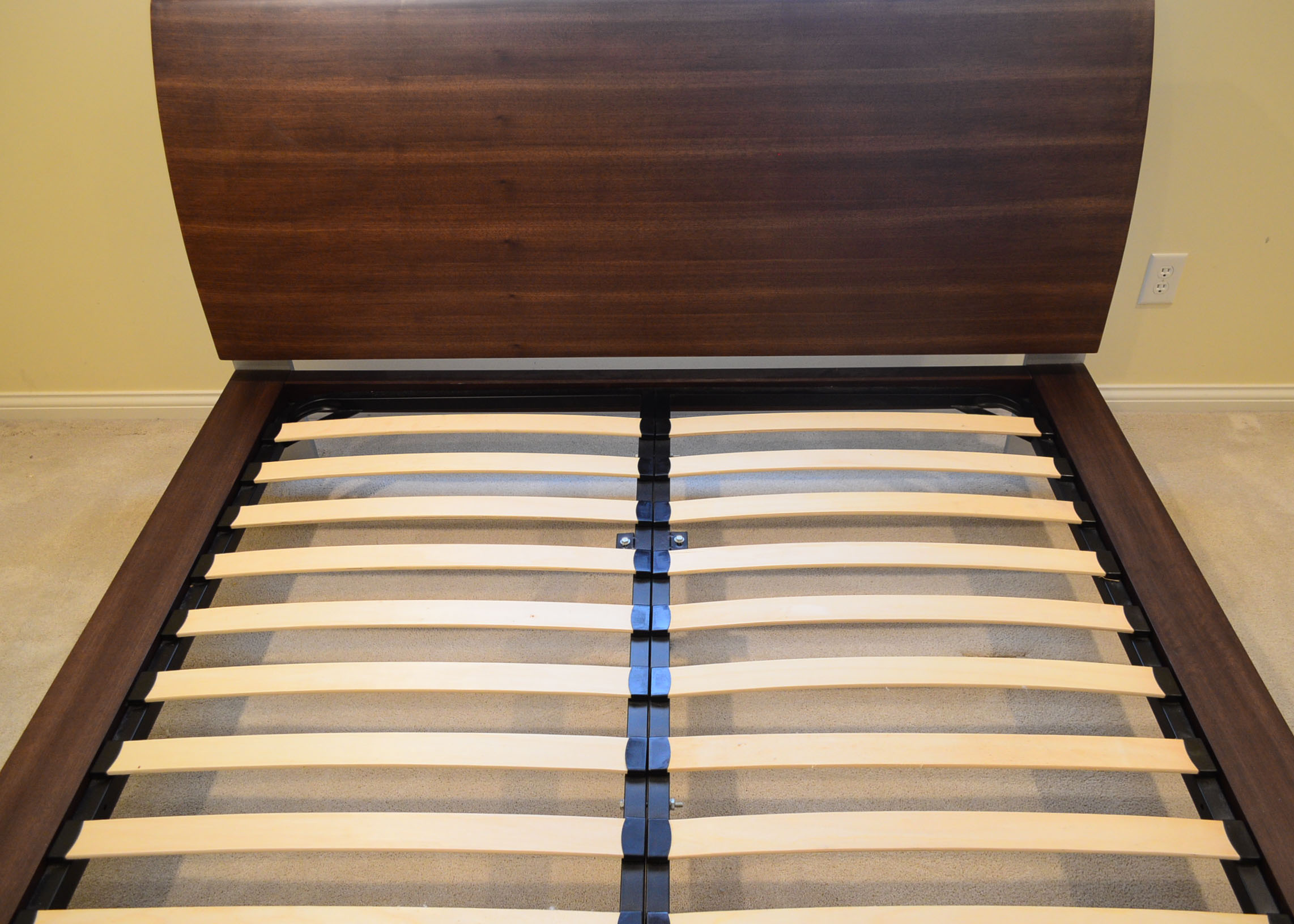 CH Furnishings Walnut Queen Bed Frame