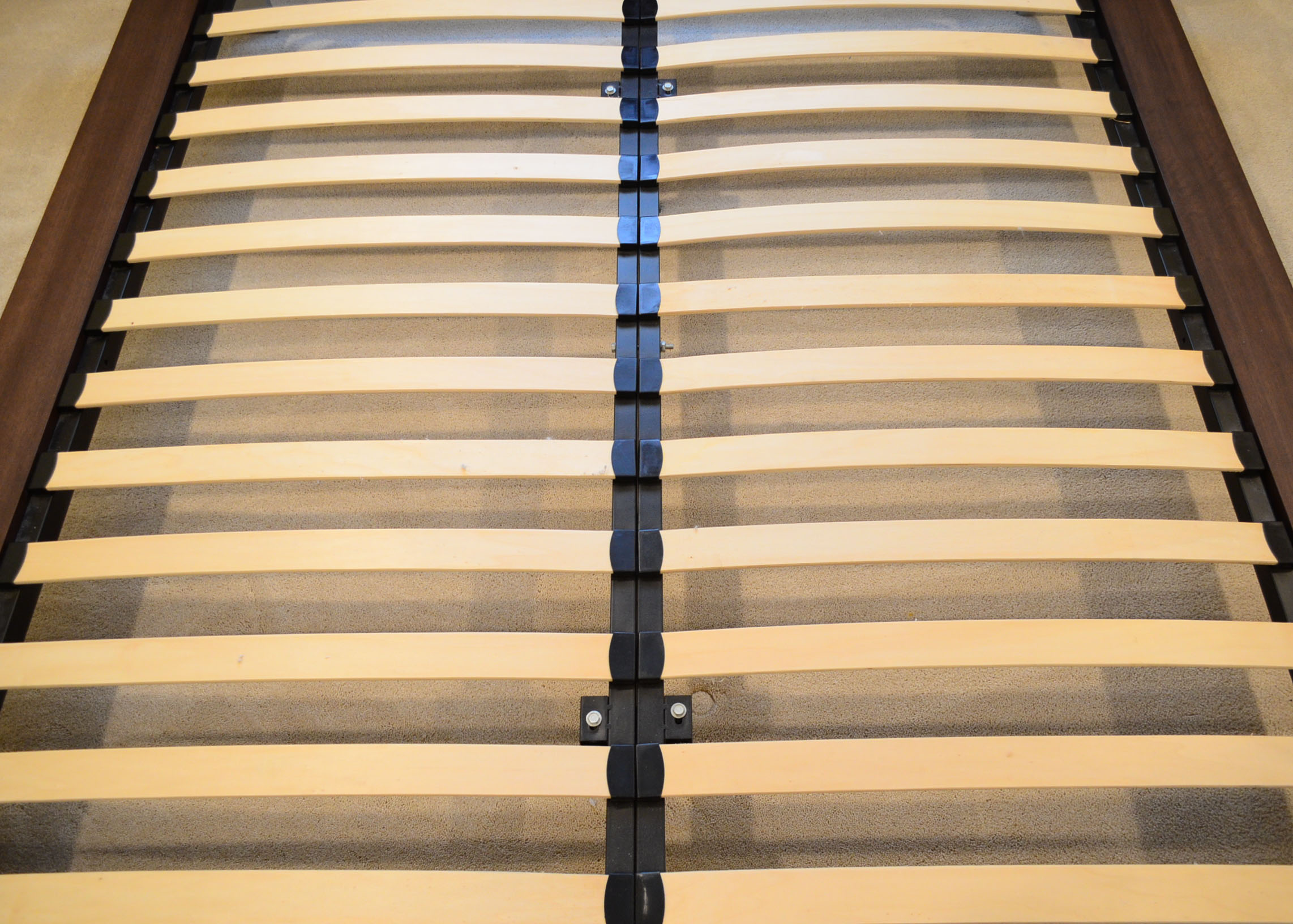 CH Furnishings Walnut Queen Bed Frame