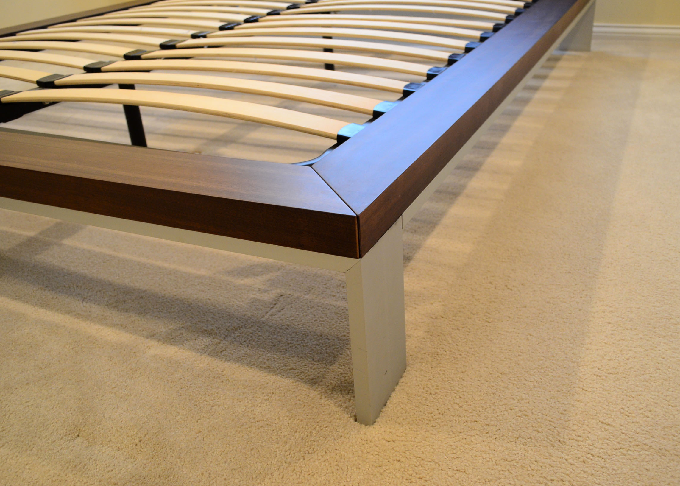 CH Furnishings Walnut Queen Bed Frame