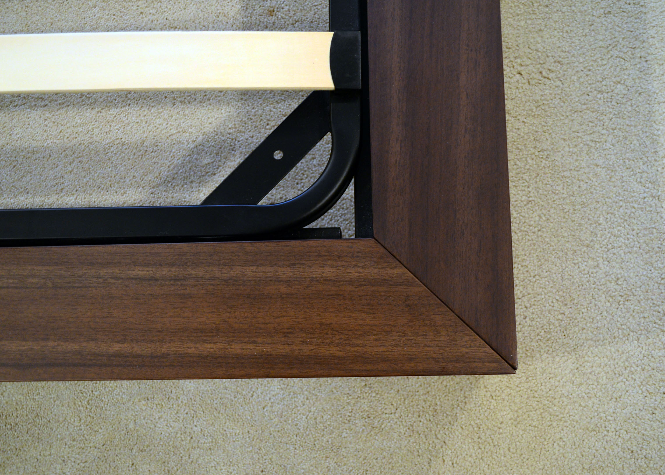 CH Furnishings Walnut Queen Bed Frame