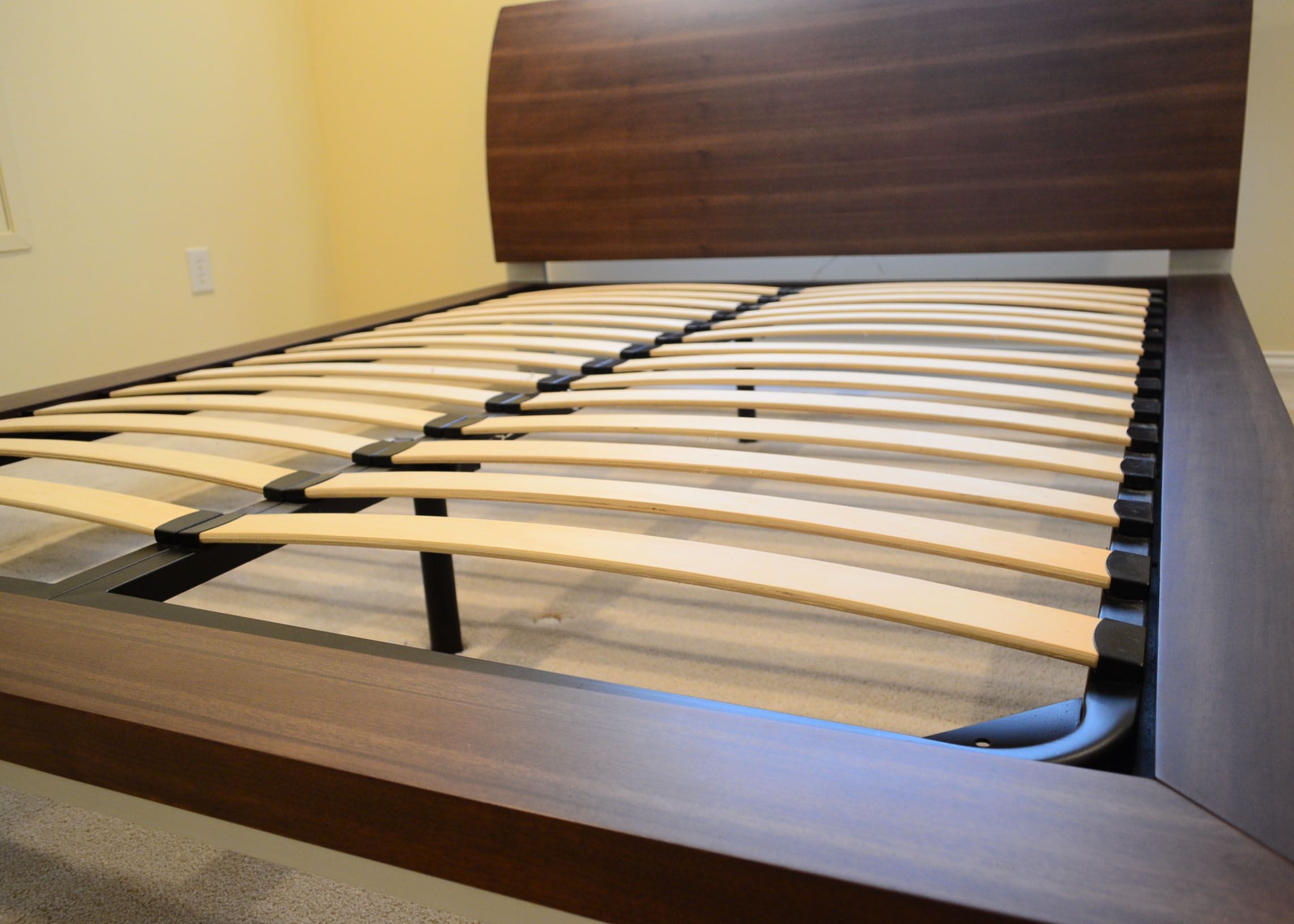 CH Furnishings Walnut Queen Bed Frame