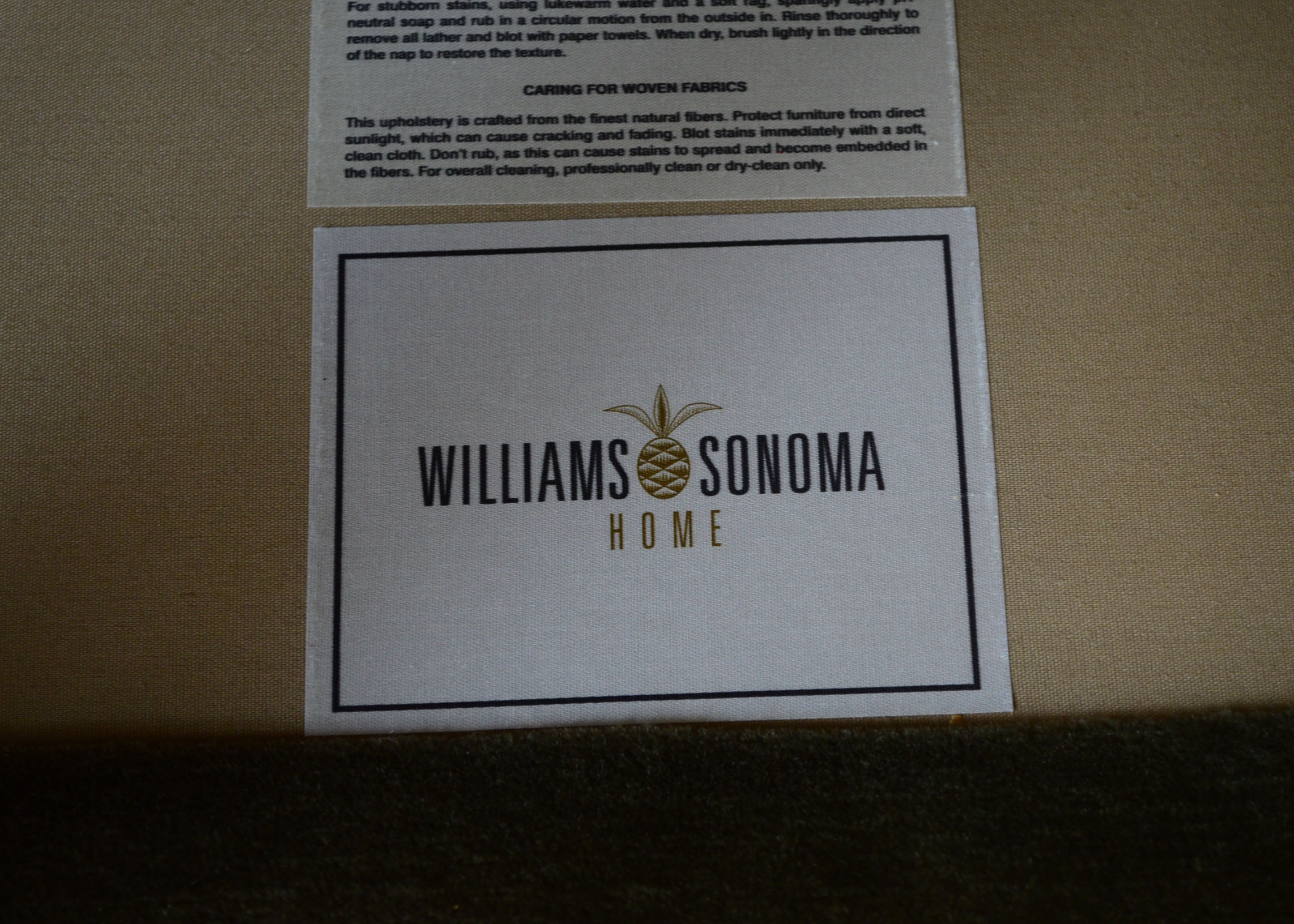 Williams-Sonoma Home Mohair Sofa