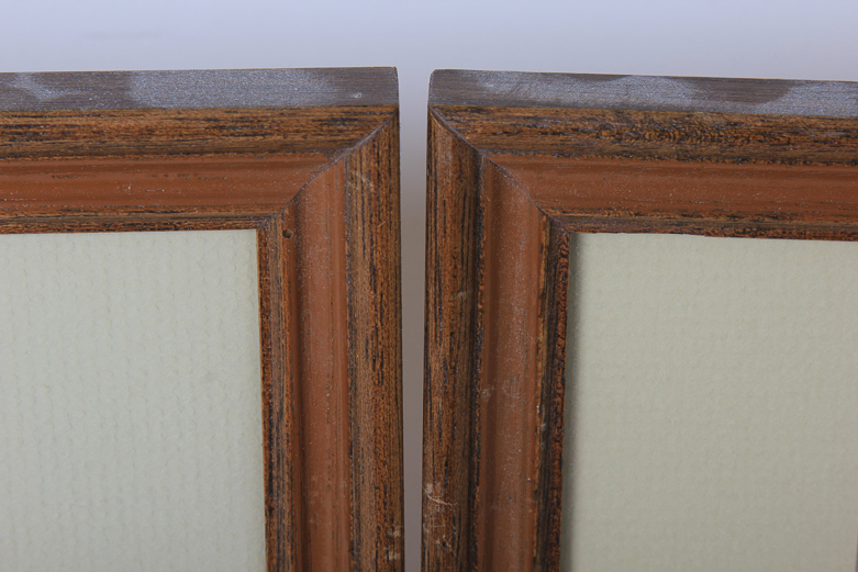 Pair of Original Watercolors by Sen Sai Chang