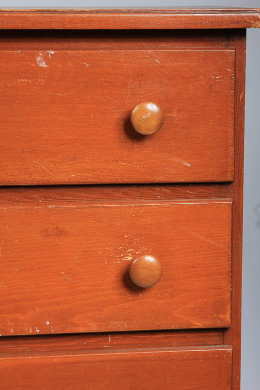 Small Wooden Five-Drawer Chest