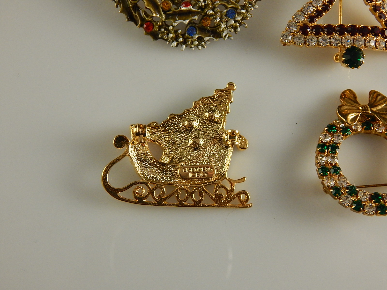 Vintage Christmas Themed Pins