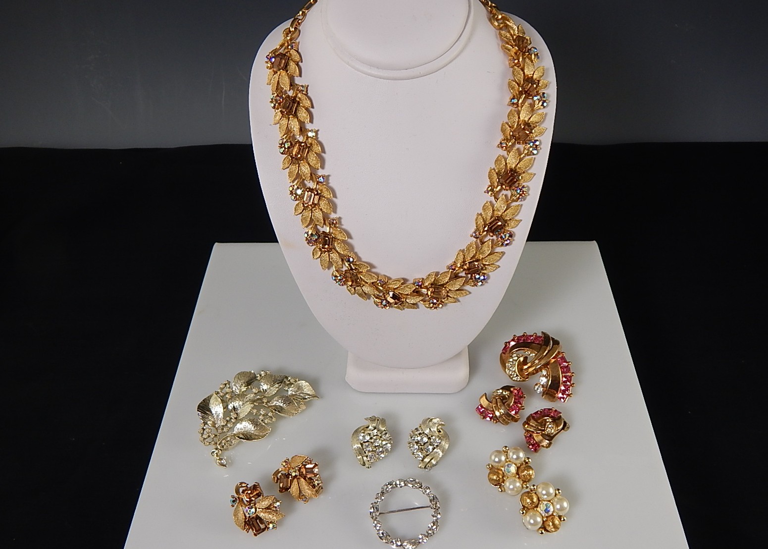 Vintage Signed Jewelry - Lisner, Krementz