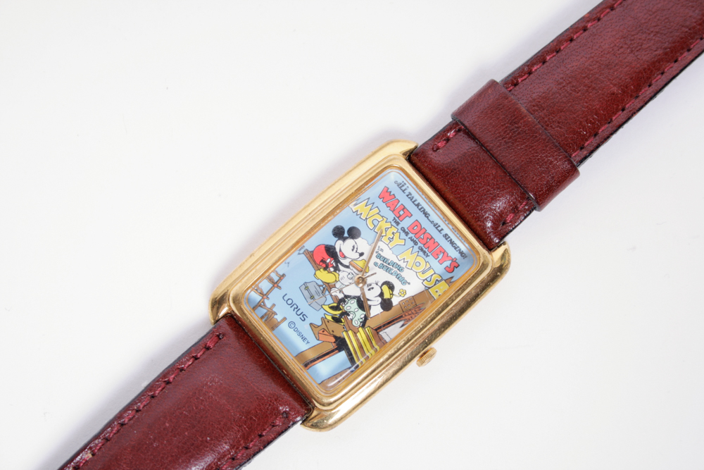 Disney Mickey Mouse 'Building a Building' Lorus Watch