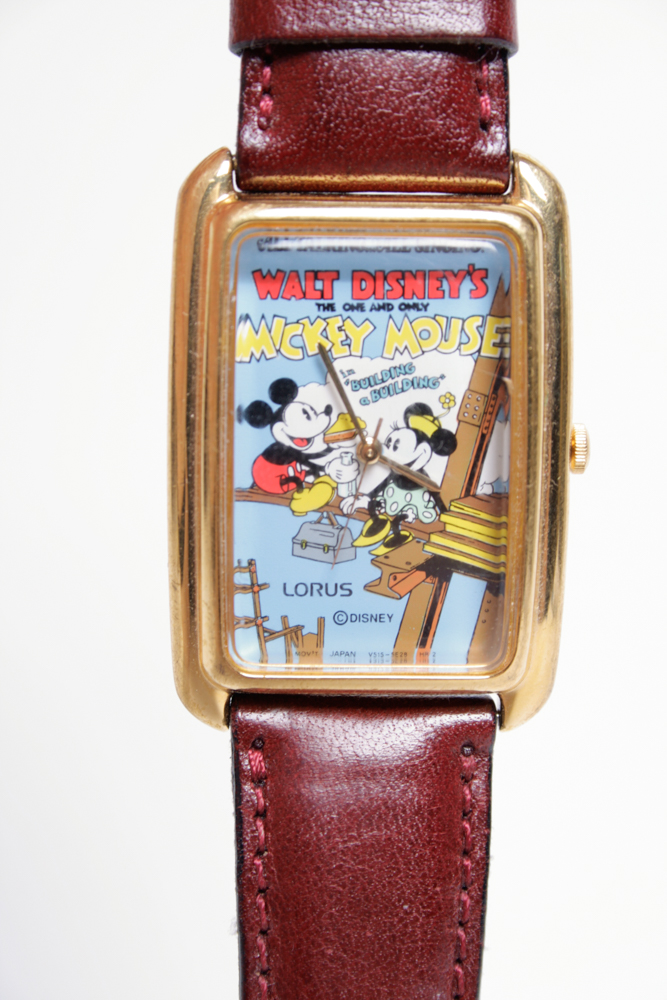 Disney Mickey Mouse 'Building a Building' Lorus Watch