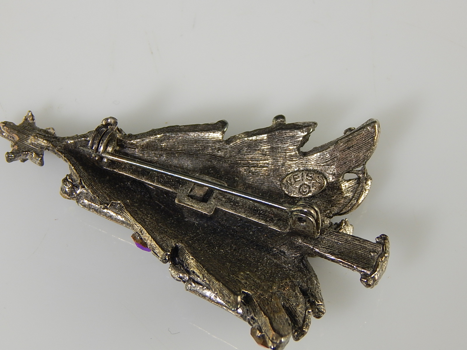 Vintage Weiss Signed Christmas Tree Pin