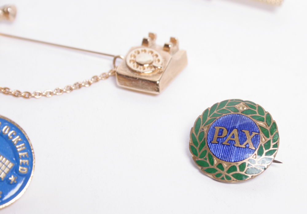 Vintage Service Pin and Tie Tack Collection