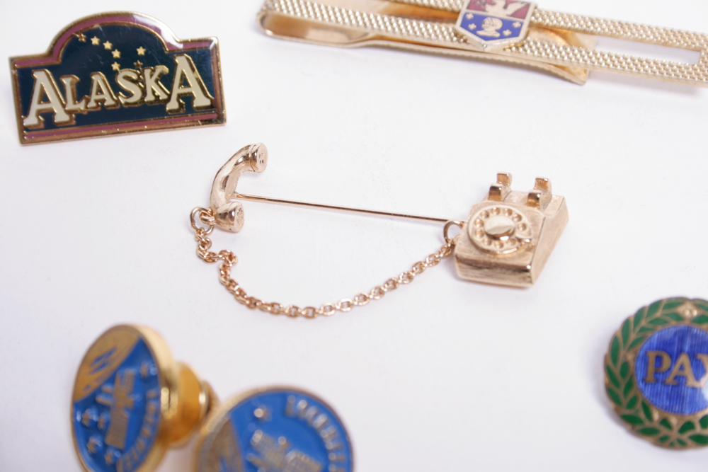 Vintage Service Pin and Tie Tack Collection