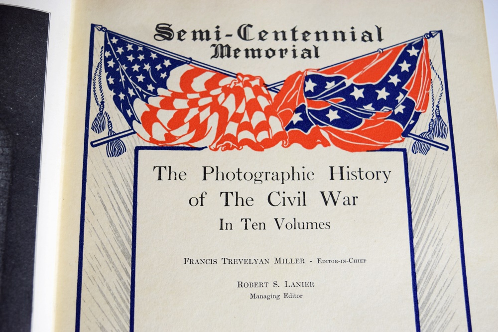 First Edition "Photographic History of the Civil War" in Ten Volumes by Francis Miller, 1911