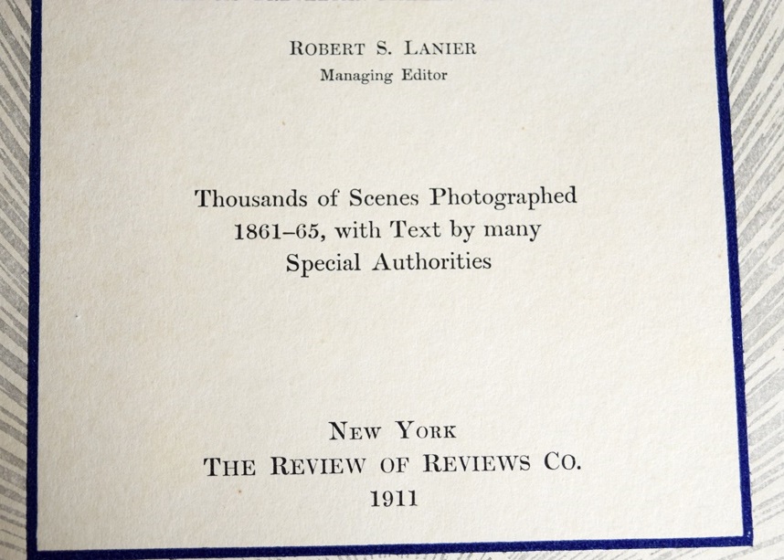 First Edition "Photographic History of the Civil War" in Ten Volumes by Francis Miller, 1911
