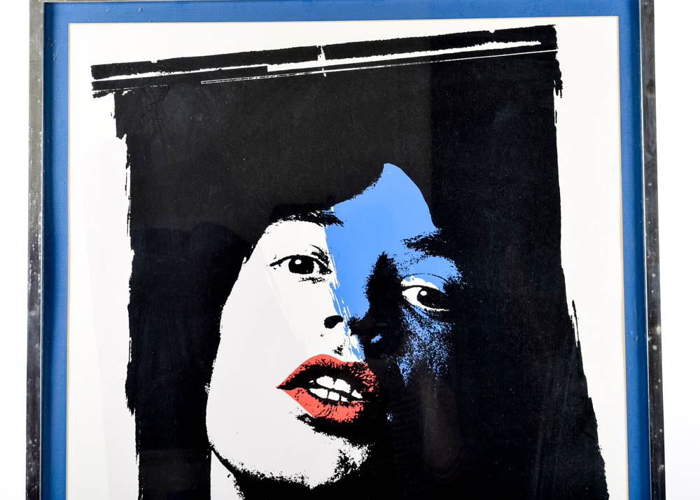 Original Signed and Numbered 1978 Rolling Stones World Tour Serigraph Poster