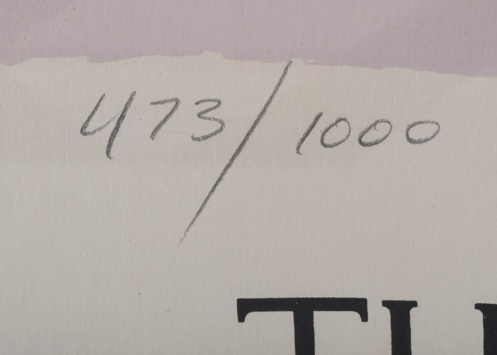 Original Signed and Numbered 1978 Rolling Stones World Tour Serigraph Poster