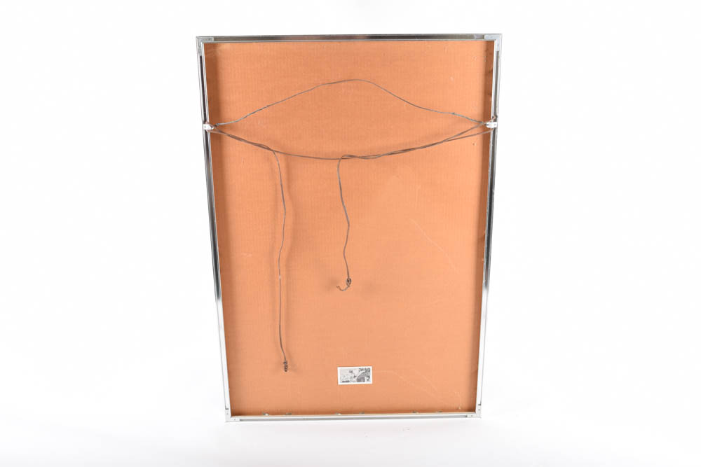 Original Signed and Numbered 1978 Rolling Stones World Tour Serigraph Poster