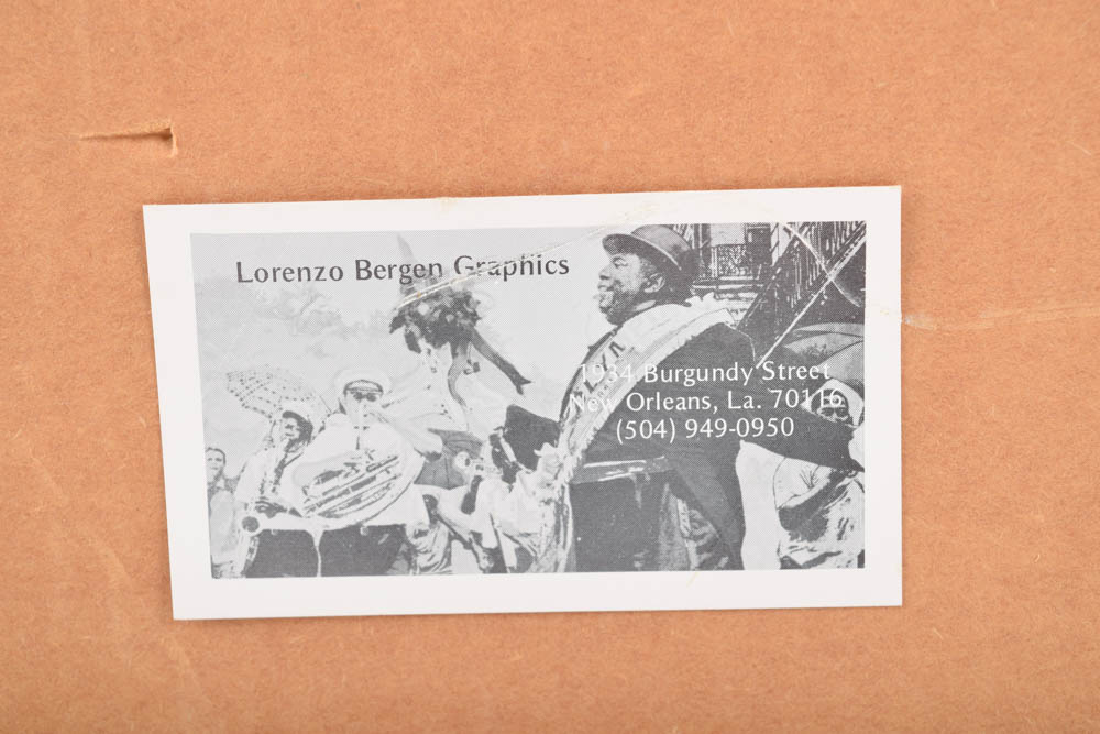 Original Signed and Numbered 1978 Rolling Stones World Tour Serigraph Poster