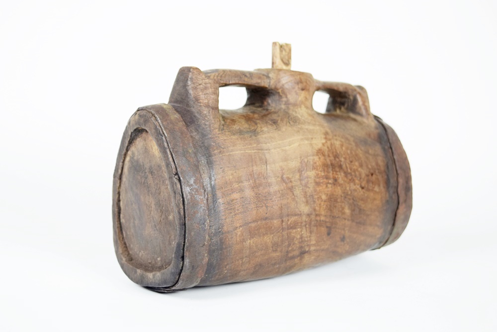 Rare Antique St. Bernard Ski Rescue Canteen