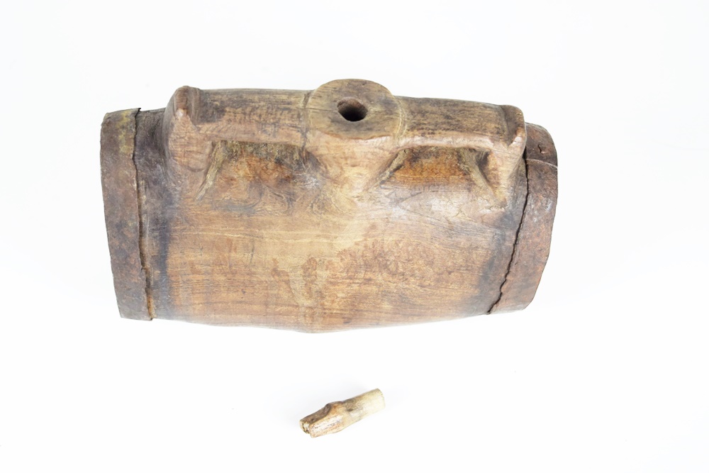 Rare Antique St. Bernard Ski Rescue Canteen