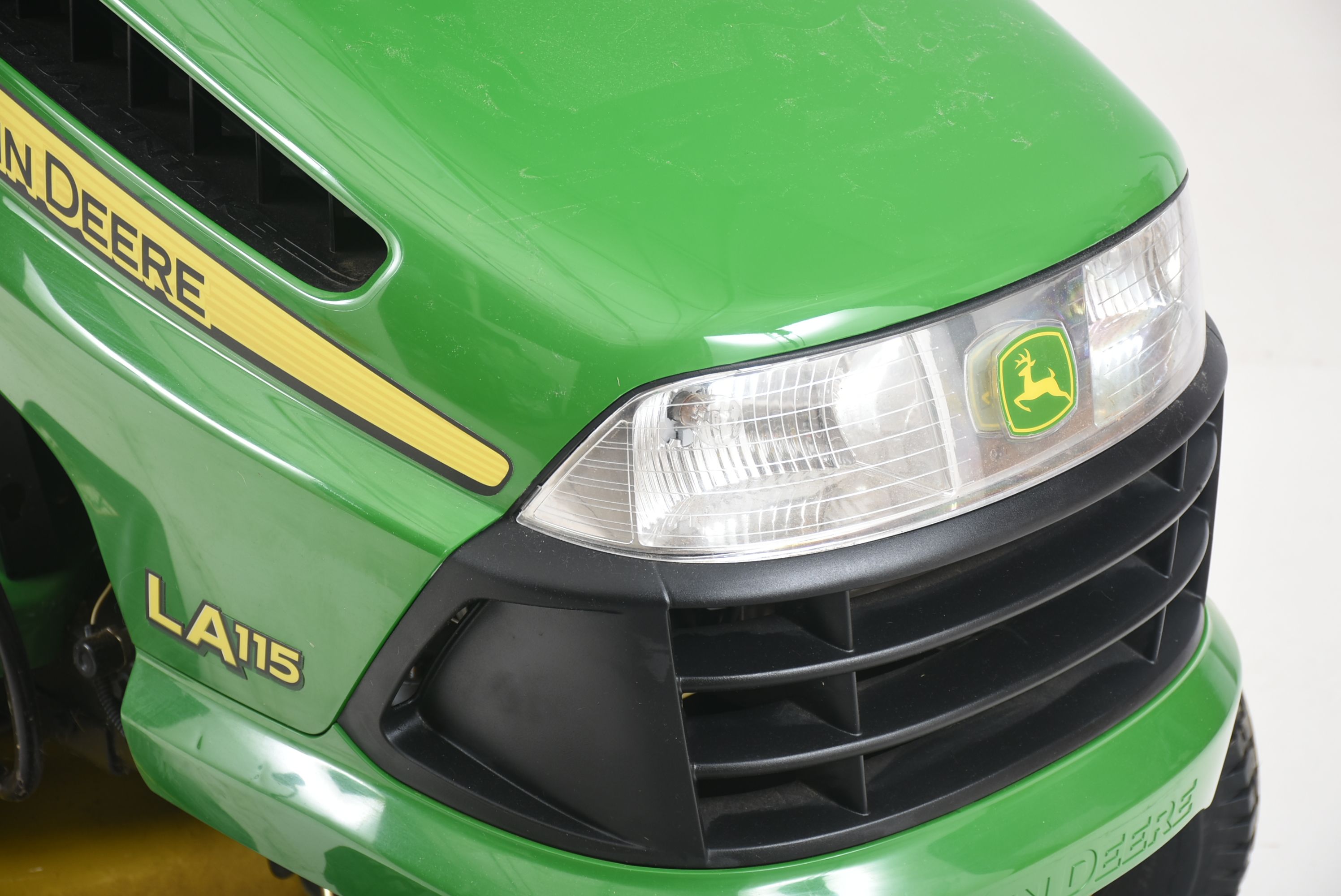 John Deere Riding Mower with Lawn Sweeper