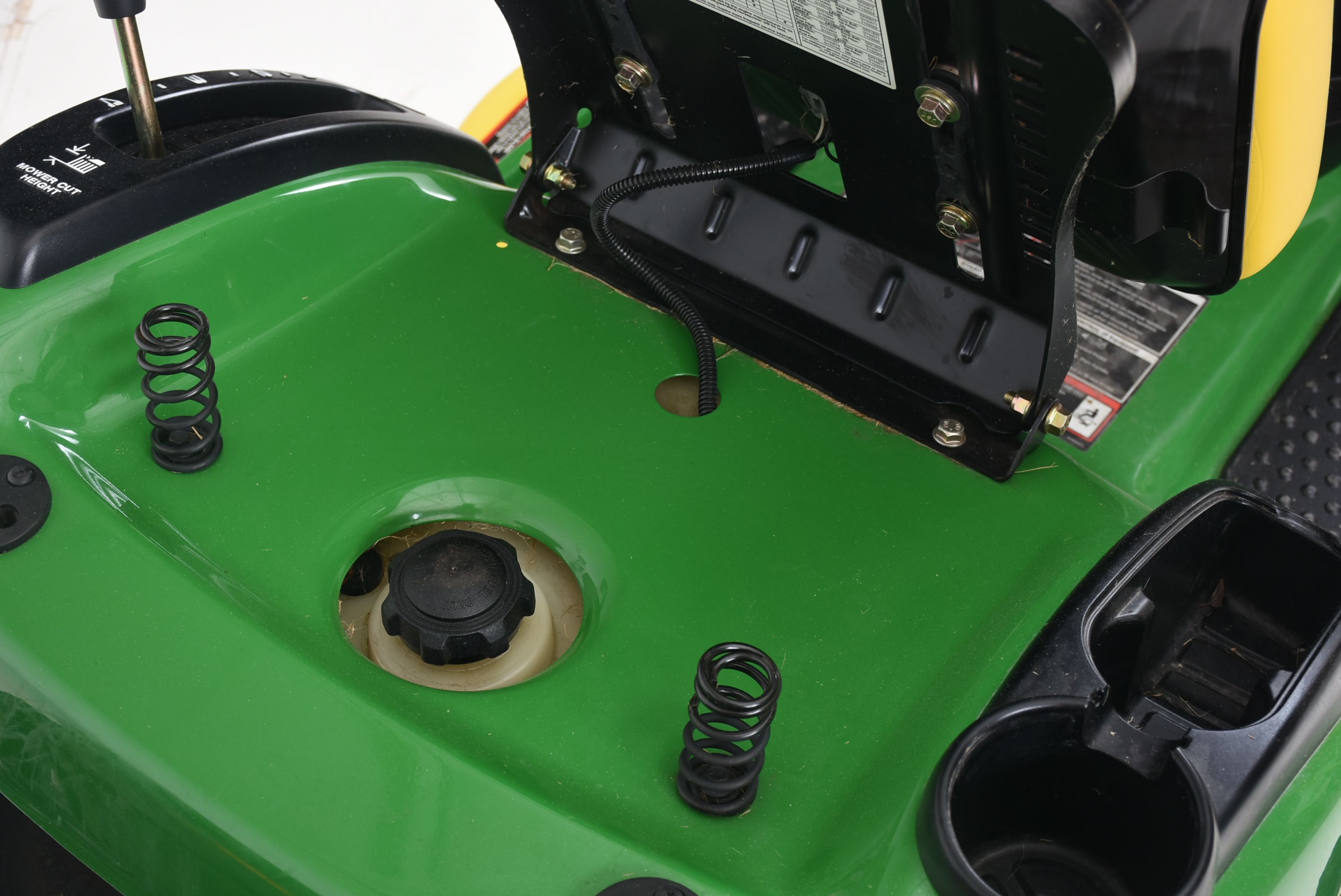 John Deere Riding Mower with Lawn Sweeper