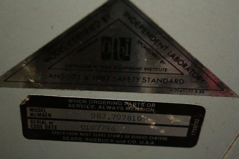 Craftsman 8HP Chipper