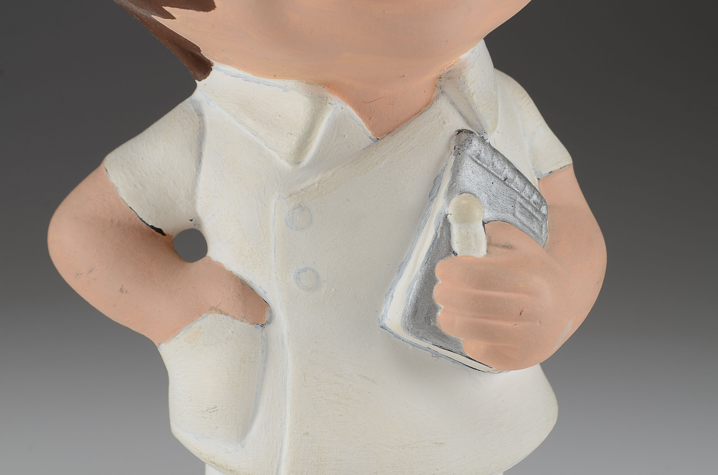 Goebel Figurine, Nurse Figurine and Framed Cupid Card