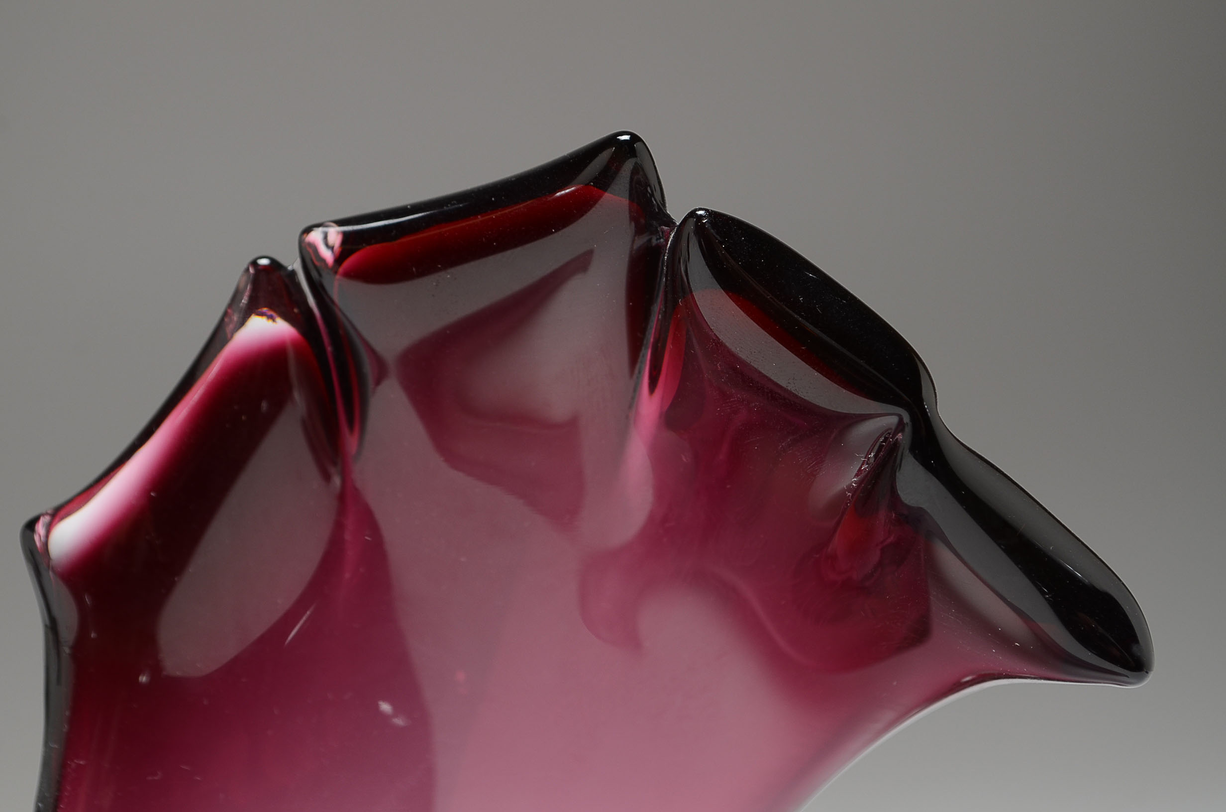 Signed Barry Entner Blown Glass Flower