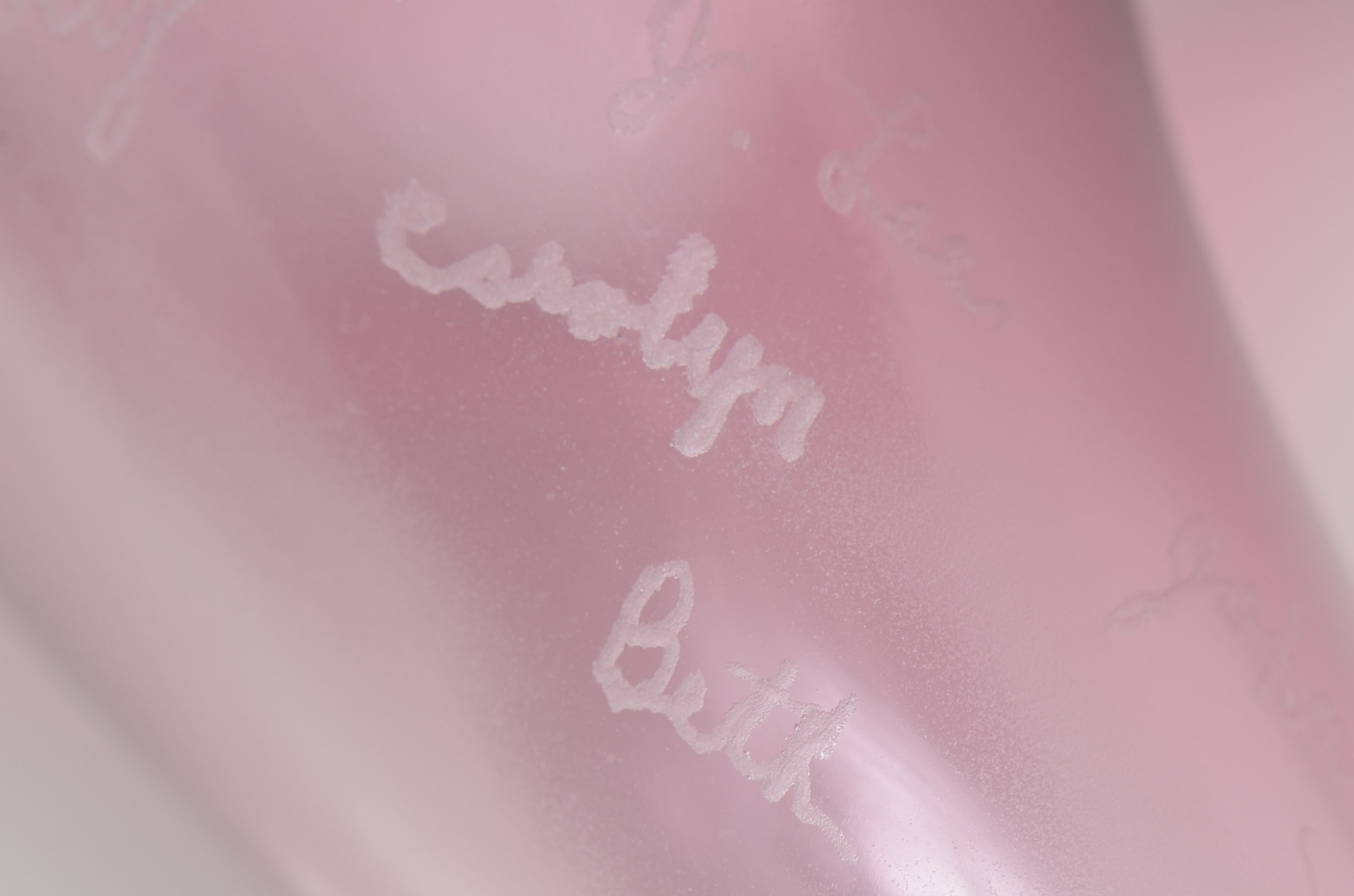 Signed Barry Entner Blown Glass Flower