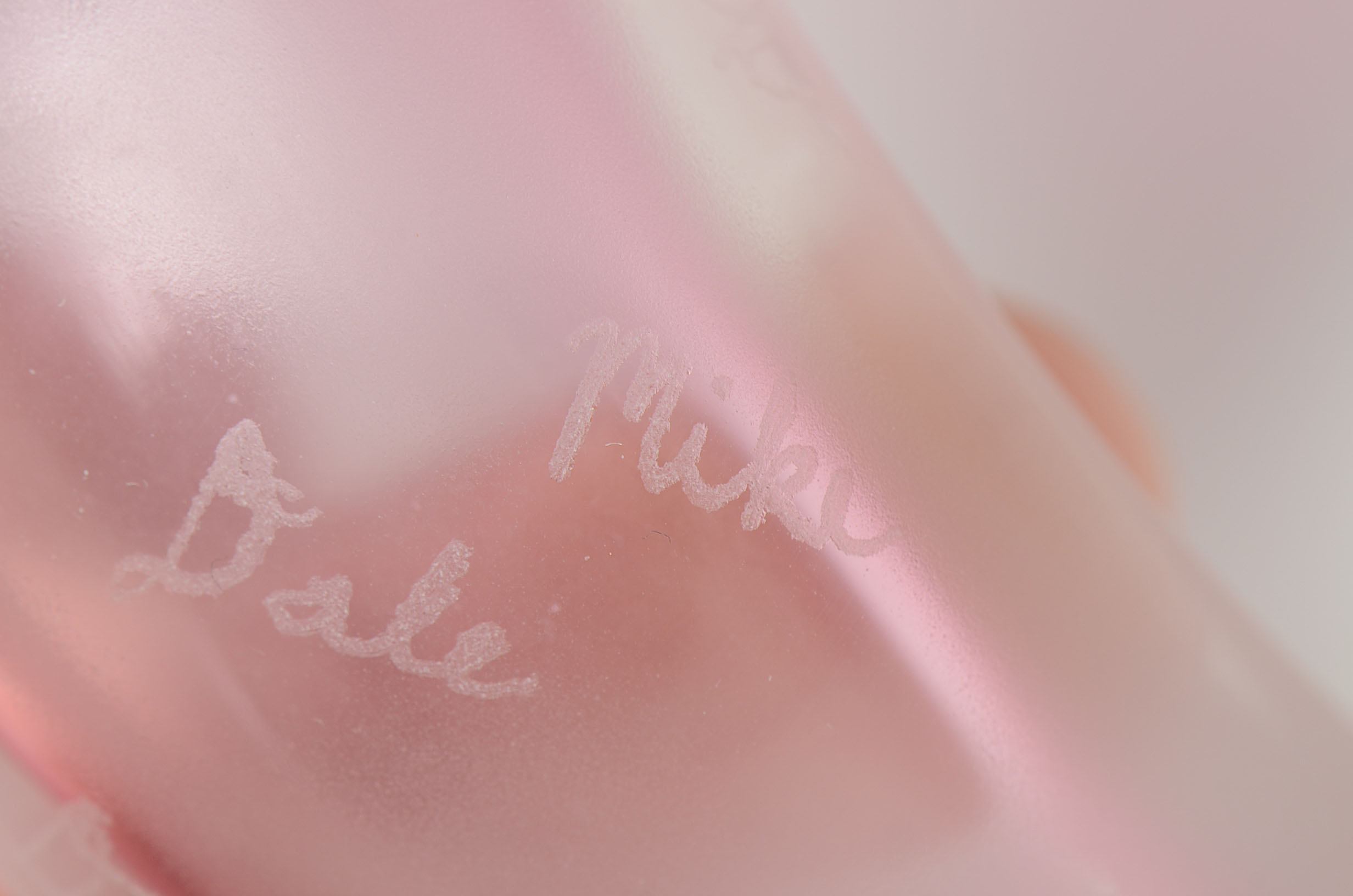 Signed Barry Entner Blown Glass Flower