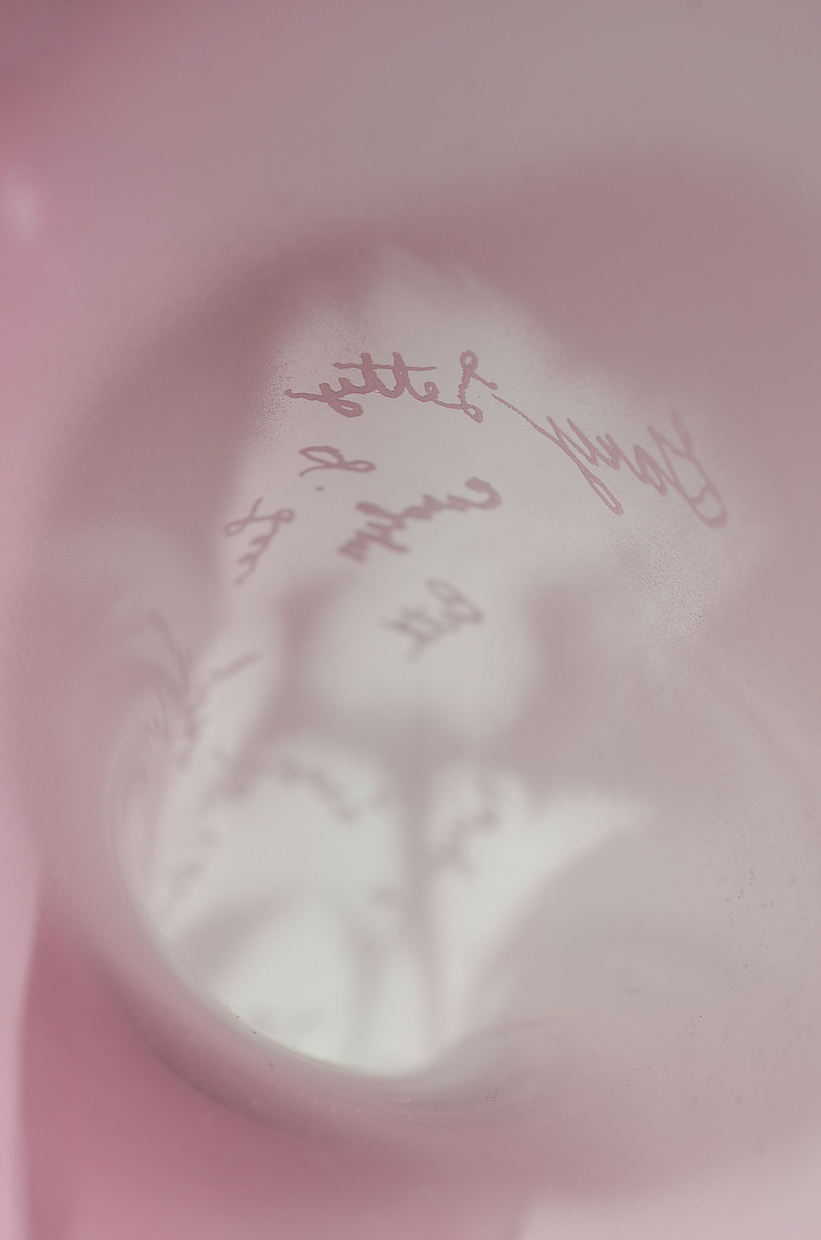 Signed Barry Entner Blown Glass Flower