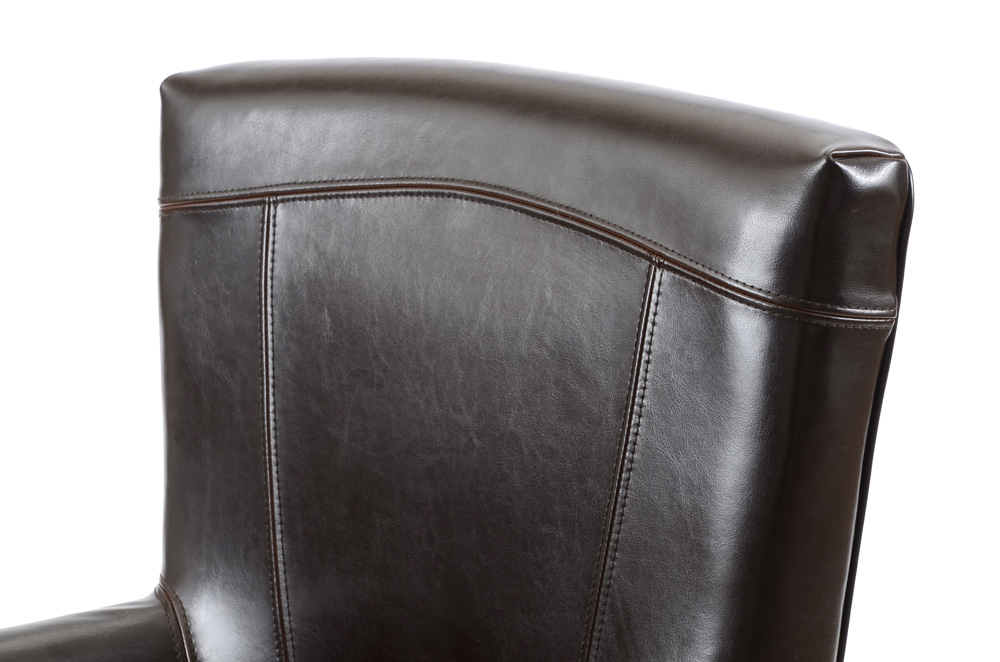 Arhaus Furniture Rolling Leather Desk Chair