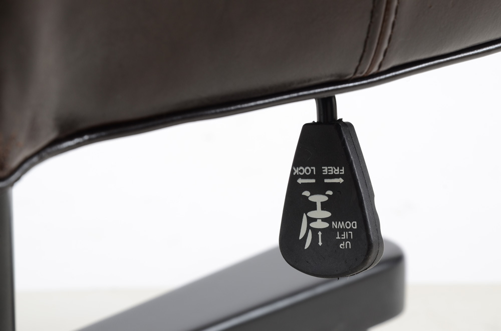 Arhaus Furniture Rolling Leather Desk Chair