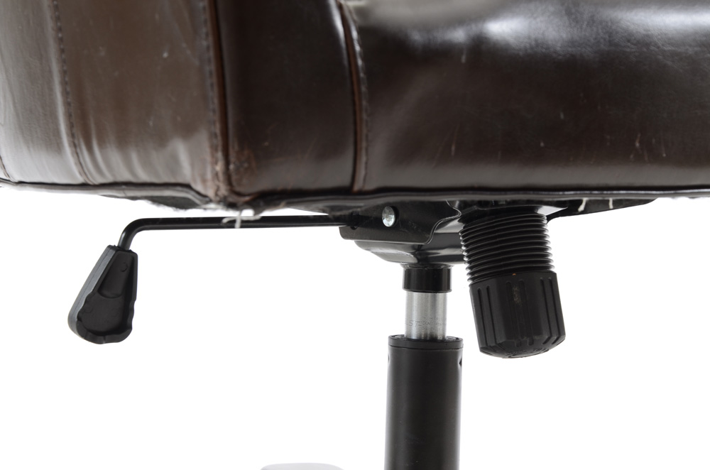 Arhaus Furniture Rolling Leather Desk Chair