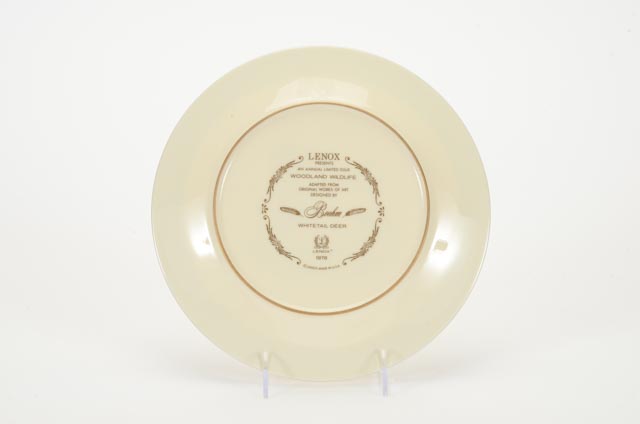 Pair of Vintage Limited Edition Lenox Wildlife Plates