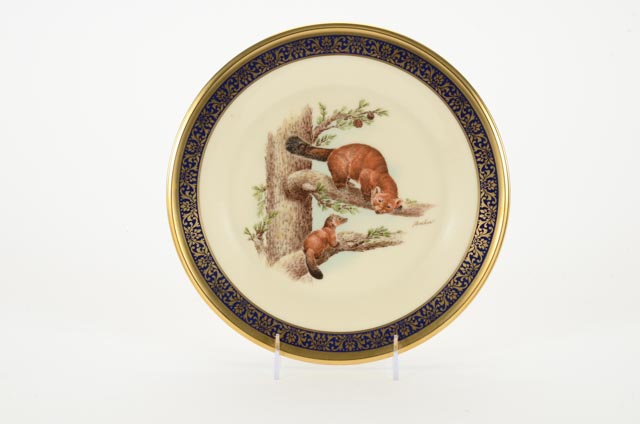 Pair of Vintage Limited Edition Lenox Wildlife Plates