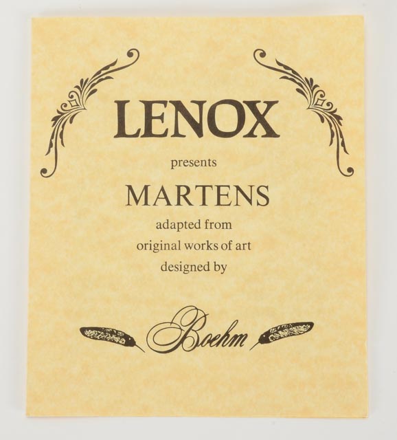 Pair of Vintage Limited Edition Lenox Wildlife Plates