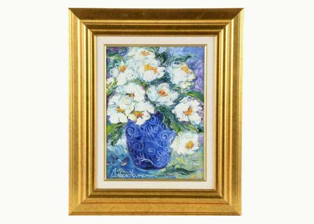 Barbara Heimann Original Floral Oil Painting