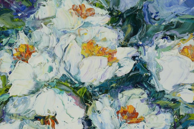 Barbara Heimann Original Floral Oil Painting