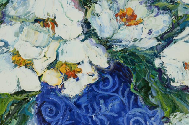 Barbara Heimann Original Floral Oil Painting