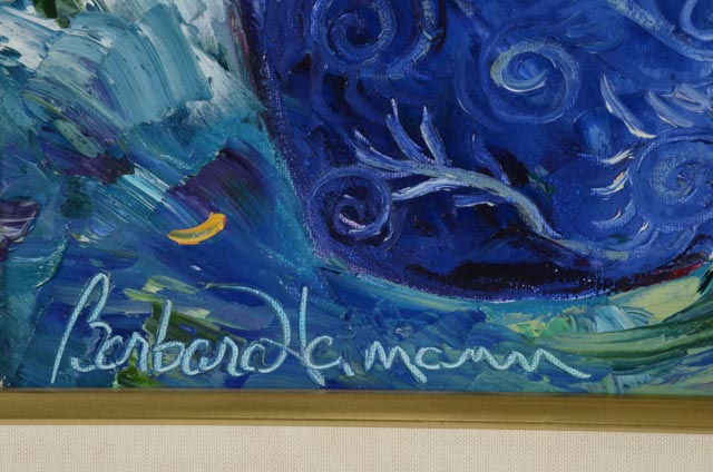 Barbara Heimann Original Floral Oil Painting