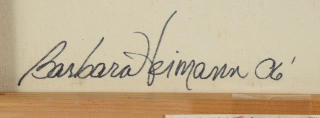 Barbara Heimann Original Floral Oil Painting